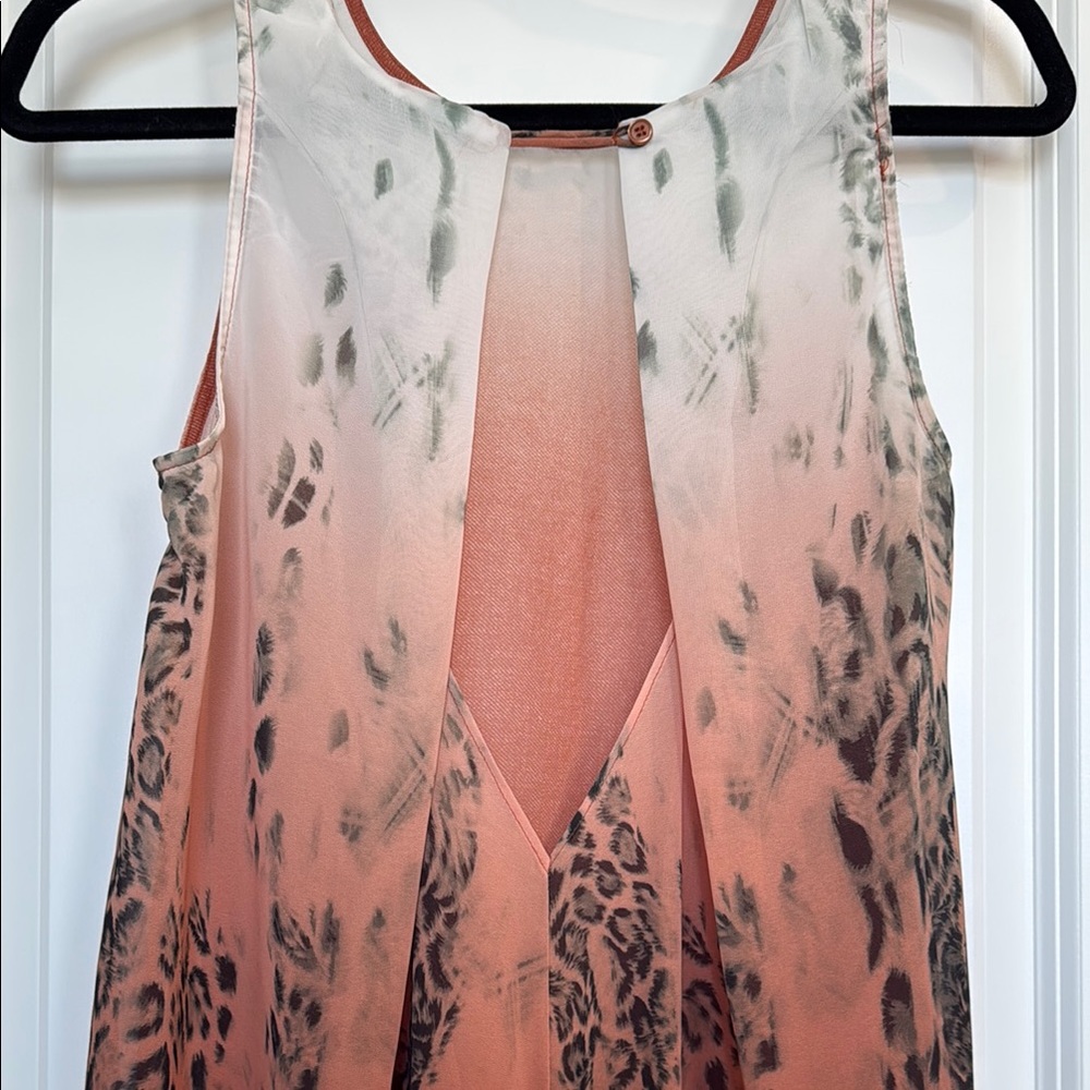 Love Stitch Orange and Black Top/Cover-Up with Bold Colors